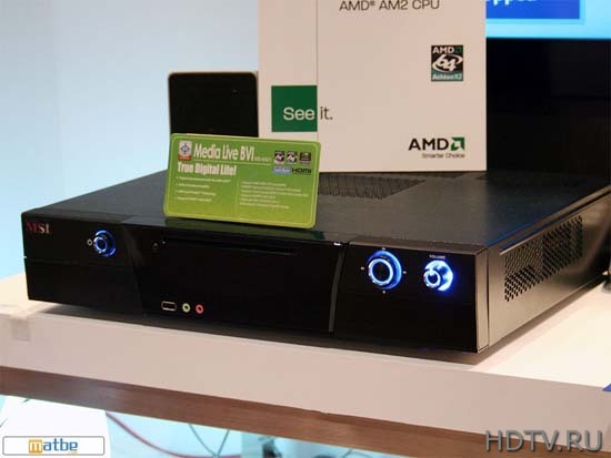 CES 2007: медиацентры MSI на базе AMD LIVE!
