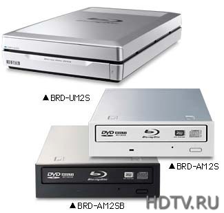 Пишущие Blu-ray-приводы I-O Data по 550 евро