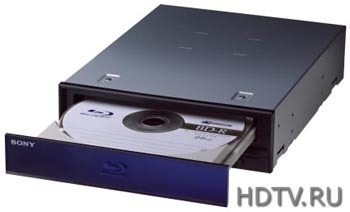 Первые приводы Sony Blu-ray не смогут проигрывать видео