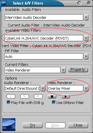 HOWTO: H.264/AVC HDTV DVB-