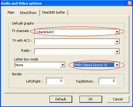 HOWTO: H.264/AVC HDTV DVB-