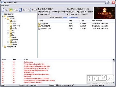 BRDGen v1.00: создание образов игр для PlayStation 3 BRDGen v1.00: создание образов игр для PlayStation 3