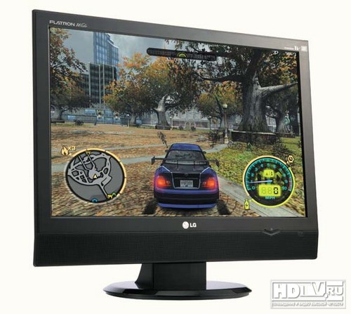 Три широкоформатных монитора LG M8WA с ТВ-тюнерами: 19, 20 и 22 дюйма