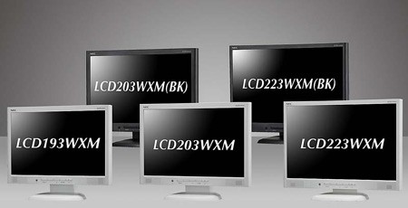 NEC MultiSync     : LCD2490WUXi, LCD2470WNX, LDC233WXM, LCD203WXM  LCD193WM
