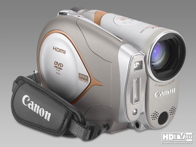 Цифровой камкордер Canon iVIS HR10 пишет любительское HD-видео на DVD