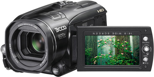 Новая компактная HD видеокамера JVC Everio GZ-HD3