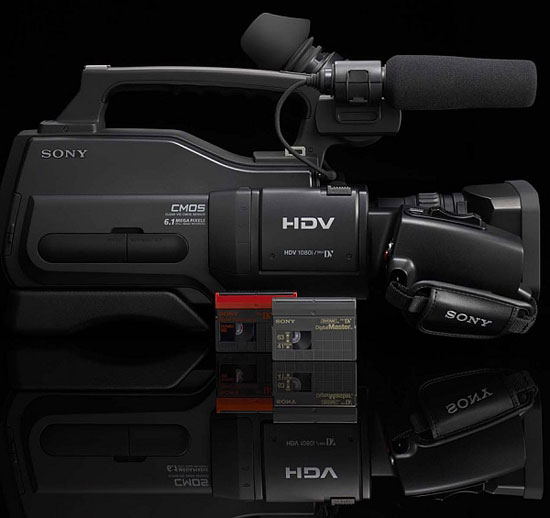 HDV камкордер Sony для начинающих за $1900.