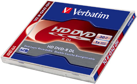 Односторонние диски Verbatim HD DVD-R Dual Layer на 30 Гб — скоро в России Односторонние диски Verbatim HD DVD-R Dual Layer на 30 Гб — скоро в России