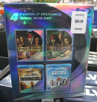 Сразу 4 Blu-Ray фильма в одной упаковке.