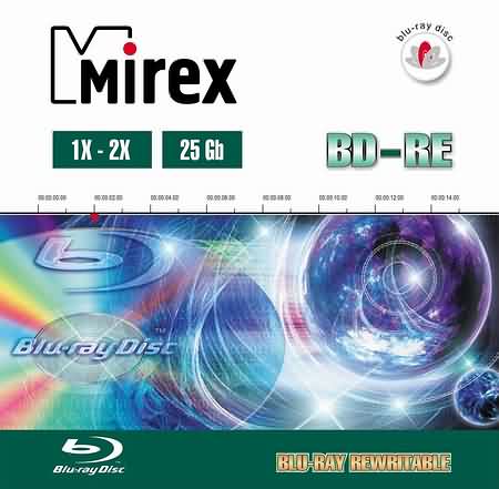 Mirex начинает продажи однослойных записываемых и перезаписываемых дисков Blu-ray (BD-R/RE) Mirex начинает продажи однослойных записываемых и перезаписываемых дисков Blu-ray (BD-R/RE)