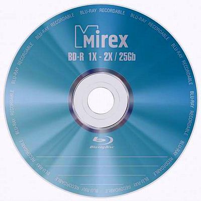 Mirex начинает продажи однослойных записываемых и перезаписываемых дисков Blu-ray (BD-R/RE)