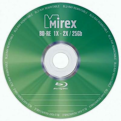 Mirex начинает продажи однослойных записываемых и перезаписываемых дисков Blu-ray (BD-R/RE) Mirex начинает продажи однослойных записываемых и перезаписываемых дисков Blu-ray (BD-R/RE)
