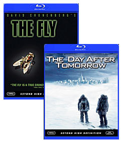 Fox анонсирует выход релизов фильмов 'Послезавтра' и 'Муха' с поддержкой BD-Java и разными дополнениями.