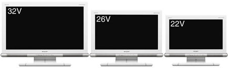  AQUOS P-  Sharp:  LCD  22''  26''   1080p 