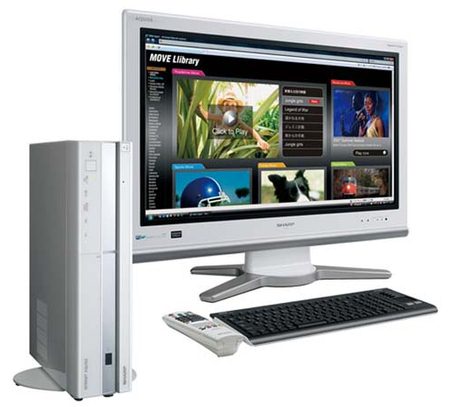Sharp AQUOS — пять новых интернет-десктопов с приводом Blu-ray Sharp AQUOS — пять новых интернет-десктопов с приводом Blu-ray