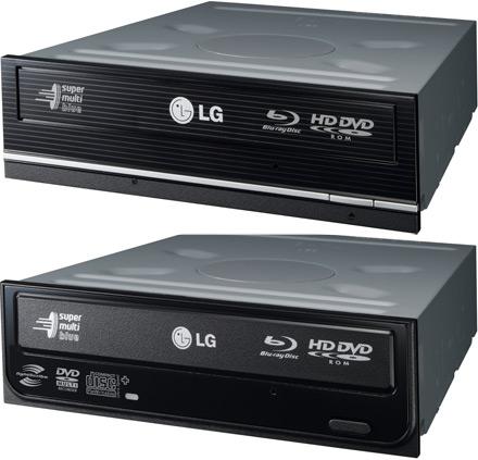 CES: 3 привода LG, объединяющие Blu-ray и HD DVD
