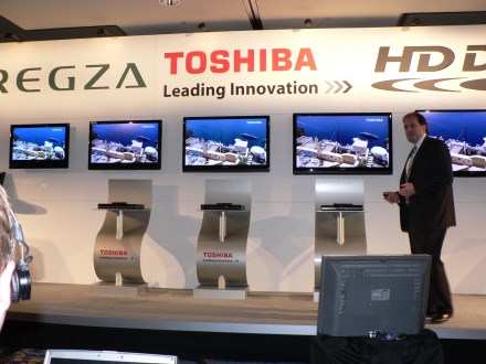 Toshiba представила LCD модели 2008 года 