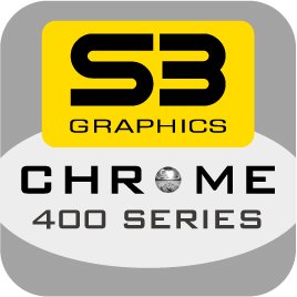 S3 Chrome 400:  DirectX 10.1, PCI-E 2.0, Full HD