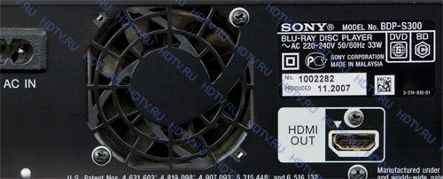 Sony BDP-S300 – проигрыватель Blu-ray начального уровня
