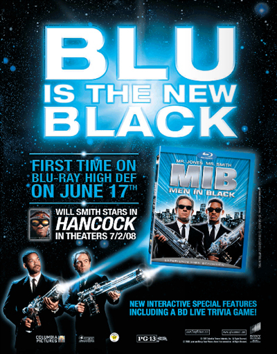 Blue is new black:  MIB  Blu-ray
