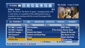 Sky HD представила обновленную версию EPG Sky HD представила обновленную версию EPG