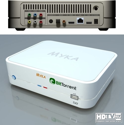 Медиа плеер Myka HD с  Bittorrent клиентом