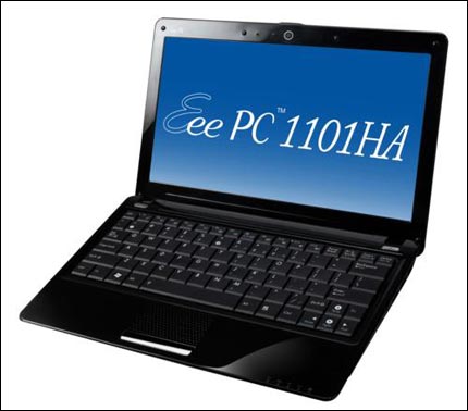 Нетбук ASUS Eee PC 1101HA представлен официально Нетбук ASUS Eee PC 1101HA представлен официально