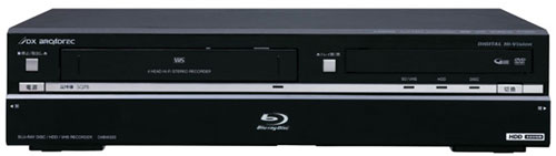  Blu-ray, HDD, VHS 