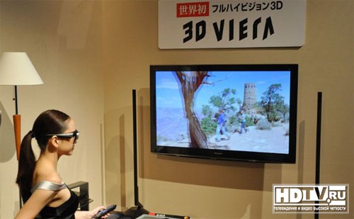 Panasonic увеличивает производство плазменных 3D телевизоров Panasonic увеличивает производство плазменных 3D телевизоров