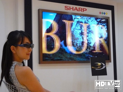 Подробности о 3D телевизорах Sharp