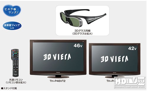 Новые плазменные 3D телевизоры Panasonic Новые плазменные 3D телевизоры Panasonic