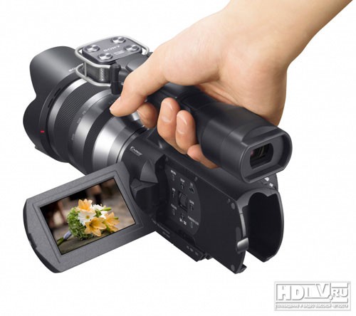Уникальная HD видеокамера Sony со сменным объективом Уникальная HD видеокамера Sony со сменным объективом