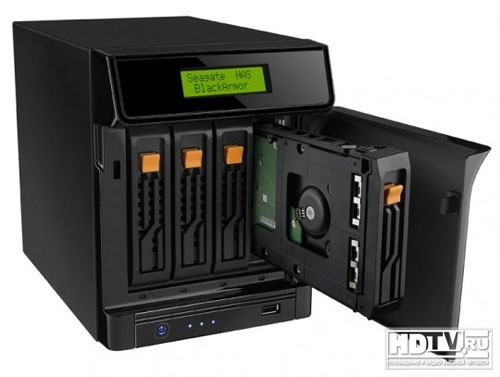 Seagate представил четырех дисковый накопитель BlackArmor NAS 400 Seagate представил четырех дисковый накопитель BlackArmor NAS 400