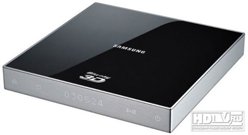 Blu-ray плеер Samsung толщиной 0,9 дюйма Blu-ray плеер Samsung толщиной 0,9 дюйма