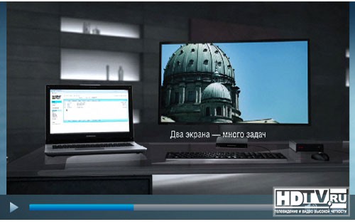 Видеорелиз: монитор со встроенной док-станцией Samsung CA750 Видеорелиз: монитор со встроенной док-станцией Samsung CA750