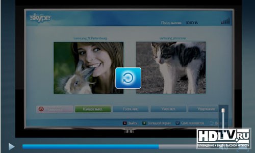 : Samsung Skype  Social TV
