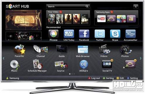 YouTube в 3D на Samsung Smart TV 