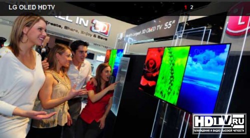  HDTV LG 2012: LCD, LED, CCFL  