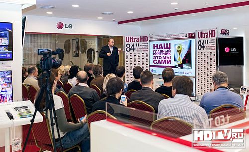 84-дюймовый 3D Ultra HD телевизор LG LM9600 доступен в «Лотте Плаза» 84-дюймовый 3D Ultra HD телевизор LG LM9600 доступен в «Лотте Плаза»