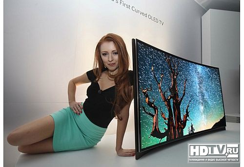 Первые OLED телевизоры с вогнутым экраном скоро в России