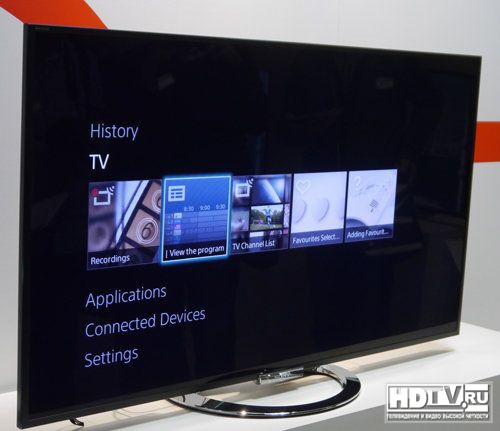 Новые телевизоры Sony W9 Новые телевизоры Sony W9