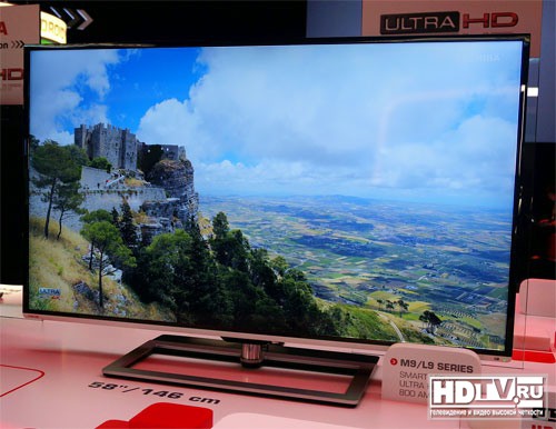 Toshiba представляет самые дешевые Ultra HDTV