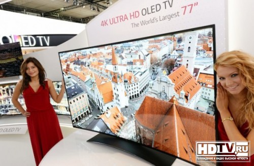 4K OLED телевизор LG  с экраном в 2 метра по диагонали!