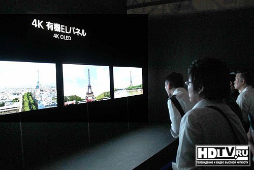 Panasonic демонстрирует OLED телевизоры на CEATEC 2013