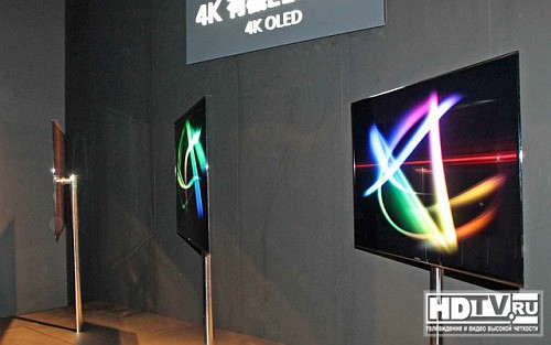 Panasonic демонстрирует OLED телевизоры на CEATEC 2013