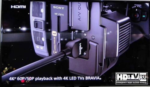 Sony демонстрирует первую домашнюю 4K видеокамеру FDR-AX1