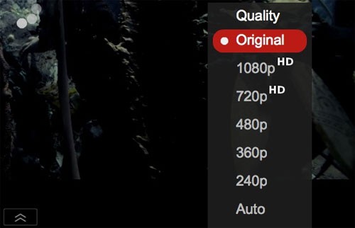 YouTube добавляет "2160p 4K" в настройки видео