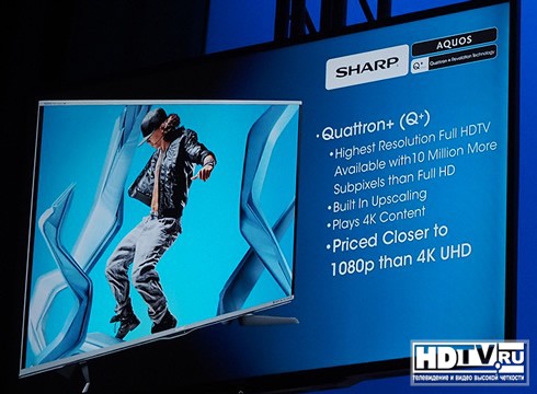  Sharp Quattron+  CES 2014