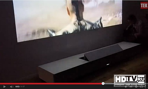 Видеопрезентация суперкороткофокусного 4К проектора Sony  "Life Space UX"