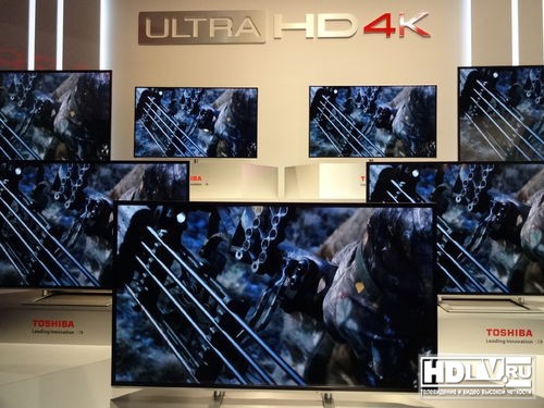 Новые Ultra HD телевизоры Toshiba на CES 2014
